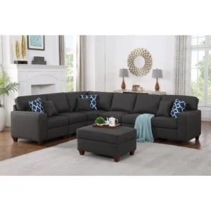 Lecanto 7-Piece Upholstered Sectional