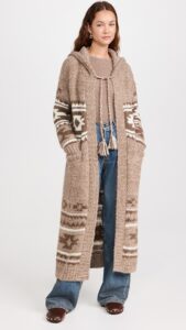 Faherty SPJ Hooded Alpaca Duster