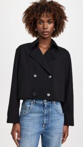 Theory Crop Trench Coat